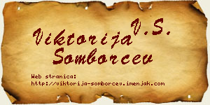 Viktorija Somborčev vizit kartica